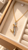 Mother Daughter Hug Necklace
